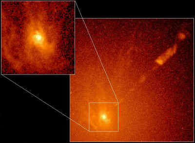 pegasus galaxy black hole